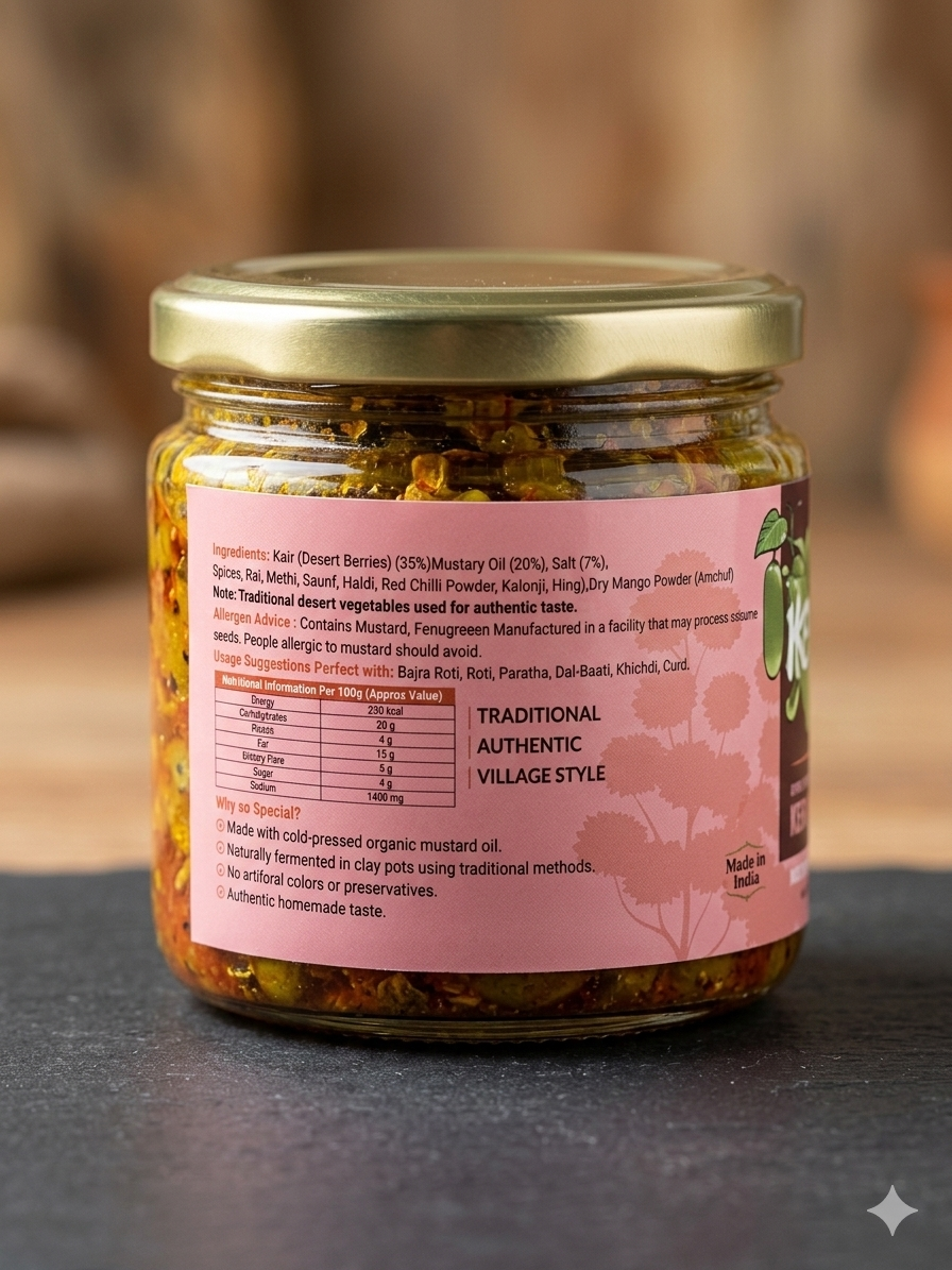 Snveda's Rajasthani Tind Pickle