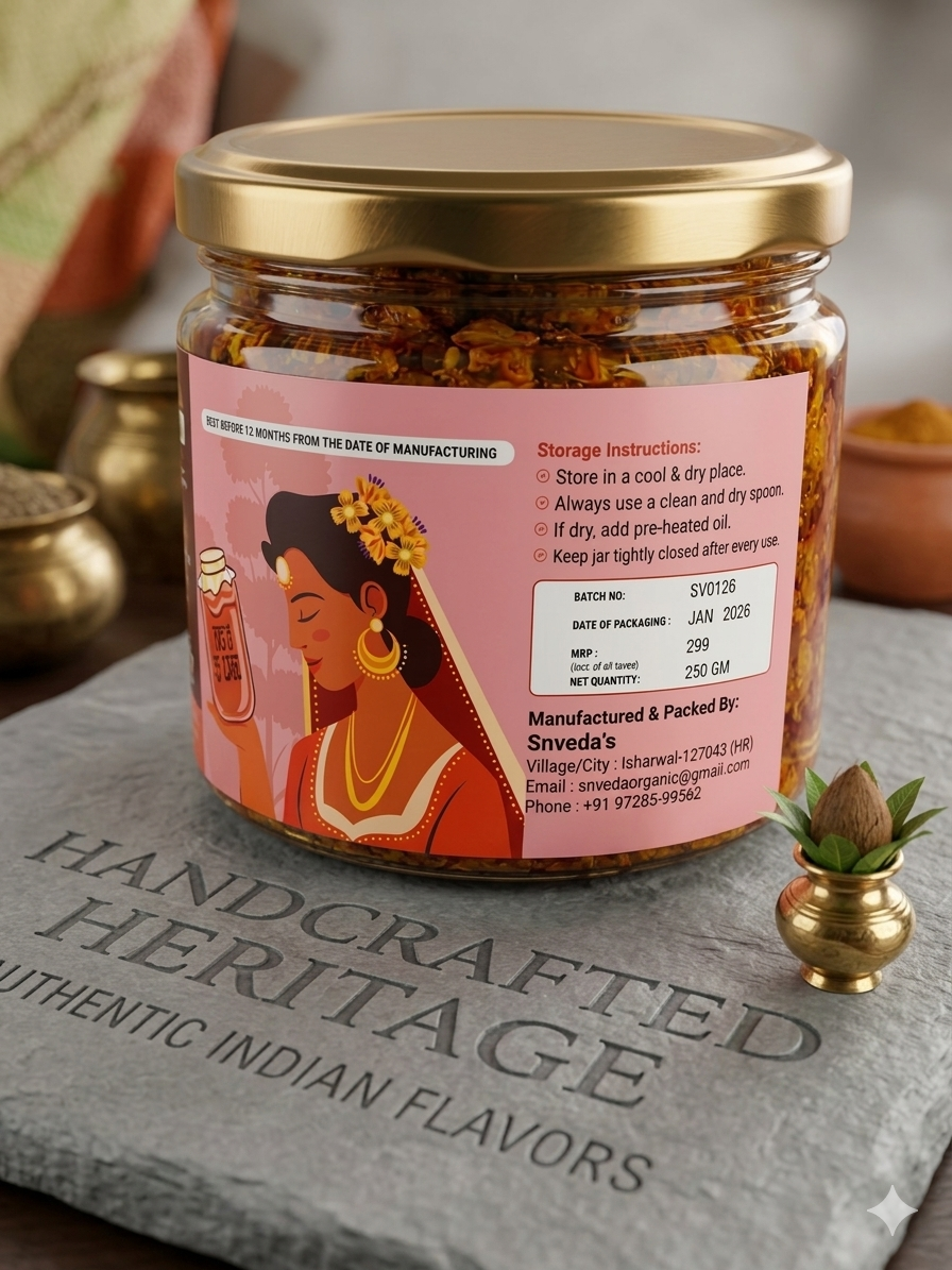 Snveda's Rajasthani Tind Pickle