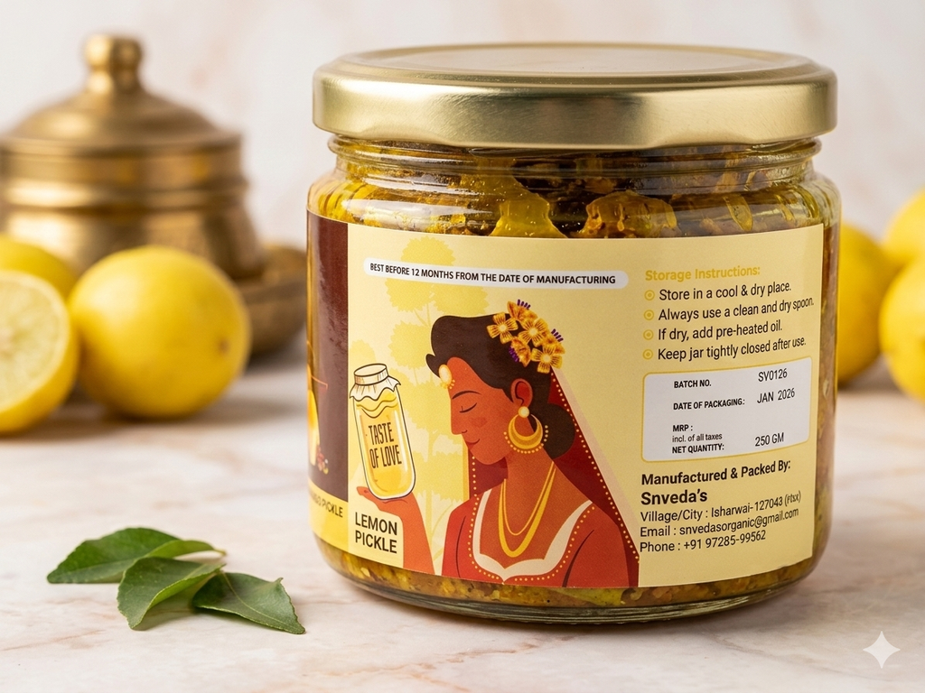 Snveda's lemon pickle