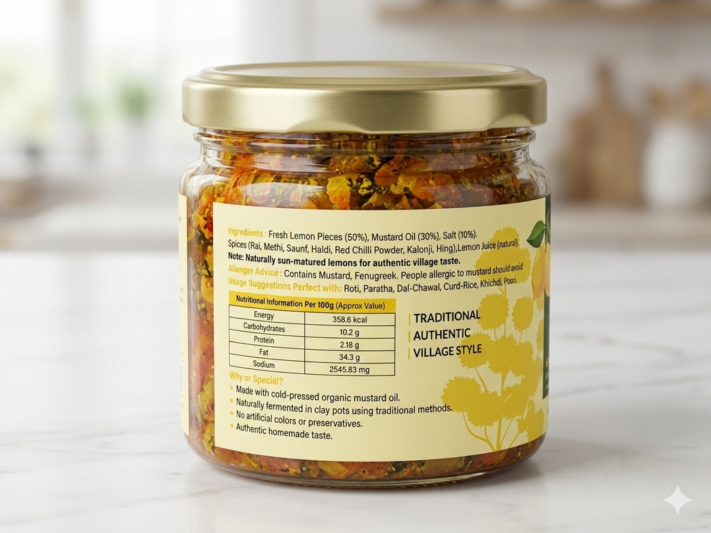 Snveda's lemon pickle